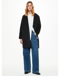 Whistles - Double Faced Wool Blend Coat - Lyst
