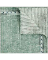 Reiss - Cataldo Reversible Silk Handkerchief - Lyst
