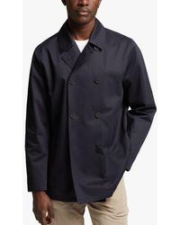 Guards London - Dartmouth Water Repellent Peacoat - Lyst