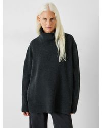 Hush - Cashmere Chunky Roll Neck Jumper - Lyst