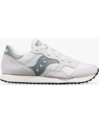 Saucony - Dxn Leather Blend Trainers - Lyst