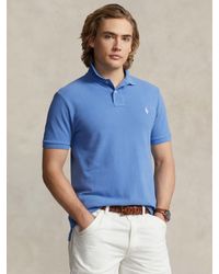 Ralph Lauren - Custom Slim Fit Soft Cotton Polo Shirt - Lyst