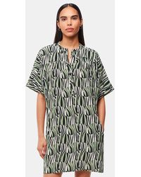 Whistles - Checkerboard Tiger Print Tunic Dress - Lyst