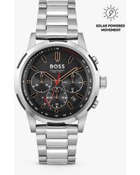 BOSS - Boss Solgrade Chronograph Bracelet Strap Watch - Lyst