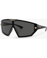 Versace - Ve4461 Wraparound Sunglasses - Lyst