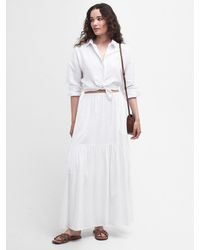 Barbour - Kelley Broderie Anglaise Maxi Skirt - Lyst