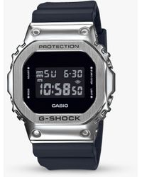 G-Shock - Gm-5600u-1er G-shock Steel Case Digital Resin Strap Watch - Lyst