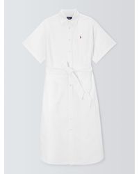 Ralph Lauren - Polo Oxford Cotton Shirt Dress - Lyst