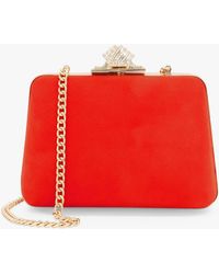 Dune - Become Chain Strap Clutch Bag - Lyst