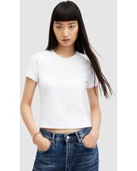 AllSaints - Stevie Organic Cotton T-shirt - Lyst