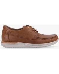Hush Puppies - Howard Leather Lace Up Shoes - Lyst