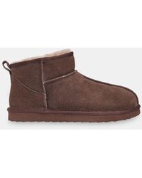Whistles - Mable Suede Slipper Boots - Lyst