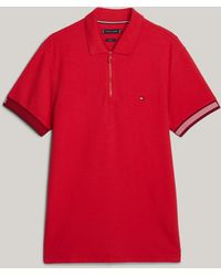 Tommy Hilfiger - Adaptive Organic Cotton Blend Slim Fit Polo Shirt - Lyst