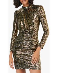 larna leopard print dress