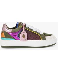 Kurt Geiger - Southbank Tag Leather Trainers - Lyst