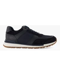 Dune - Titles Suede And Leather Trainers - Lyst