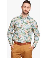 Simon Carter - Liberty Fabric English Rose Regular Fit Shirt - Lyst