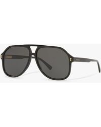 Gucci - GG1042S Aviator Sunglasses - Lyst