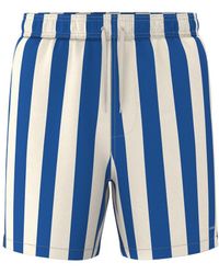 SELECTED - Stripe Swim Shorts - Lyst