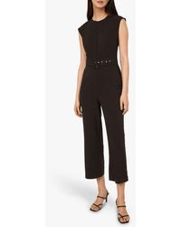 coast black buckle jumpsuit