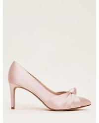 Phase Eight - Satin Knot Front Court Shoes - Lyst