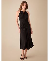 Ro&zo - Petite Halterneck Jersey Midi Dress - Lyst