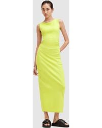 AllSaints - Katarina Sleeveless Organic Cotton Maxi Dress - Lyst
