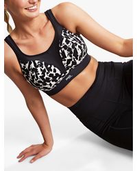 Panache - Abstract Print Non Wired Sports Bra - Lyst