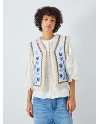 FABIENNE CHAPOT - Tommy Embroidered Gilet - Lyst