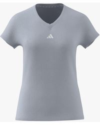 adidas - Aeroready Train Essentials V-neck T-shirt - Lyst