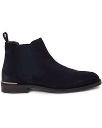 Tommy Hilfiger - Suede Chelsea Boots - Lyst