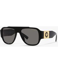 Versace - Ve4436u Polarised Pillow Sunglasses - Lyst