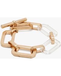 AllSaints - Chunky Link Toggle Bracelet - Lyst