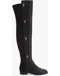 Kurt Geiger - Shoreditch Leather Over The Knee Boots - Lyst