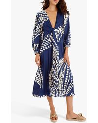 Traffic People - The Odes Betsy Silk Blend Dress - Lyst