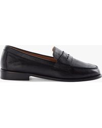 Dune - Ginelli Leather Penny Loafers - Lyst
