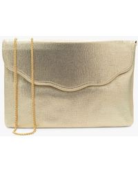 Paradox London - Doris Shimmer Envelope Clutch Bag - Lyst