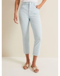 Phase Eight - Lindsey Cropped Straight Leg Jeans - Lyst