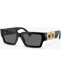 Versace - Ve4459 Rectangular Sunglasses - Lyst
