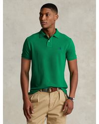 Ralph Lauren - Polo Short Sleeve Custom Slim Fit Polo Shirt - Lyst