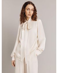 Ghost - Anna Pussybow Blouse - Lyst