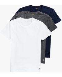 Ralph Lauren - Polo Cotton Slim Fit Crew Neck Lounge T-shirt - Lyst