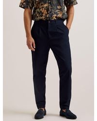Ted Baker - Holmer Linen Blend Chino Trousers - Lyst