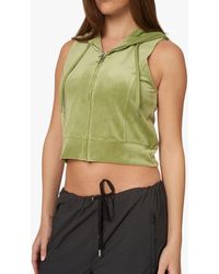 Juicy Couture - Gilly Velour Gilet - Lyst