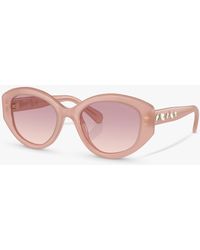 Swarovski - Sk6005 Embellished Irregular Sunglasses - Lyst