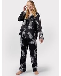 Chelsea Peers - Maternity Satin Tiger Print Pyjama Set - Lyst