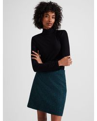 Hobbs - Teia Wool Blend Mini Skirt - Lyst