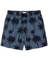 Chelsea Peers - Midnight Palm Print Swim Shorts - Lyst