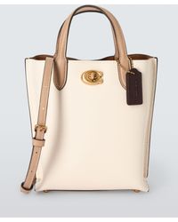 COACH - Willow 16 Leather Tote Bag - Lyst