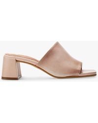 Moda In Pelle - Mikia Burnished Leather Mules - Lyst